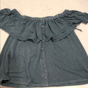 AE off the shoulder shirt